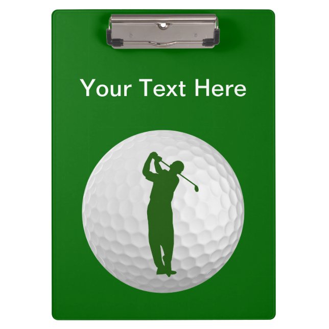 Golf Custom Clipboard (Front)