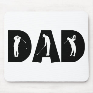 Golf Dad Gift Mouse Mat