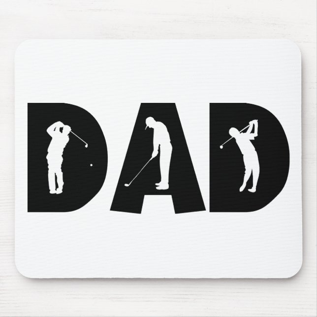 Golf Dad Gift Mouse Mat (Front)
