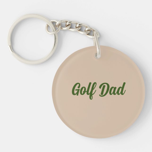 golf dad key ring (Front)