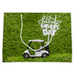 Golf Dad on Father's Day  Gift for Daddy Large Gift Bag