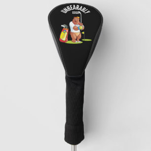 Golf Daddy Bear Golfer Head Cover