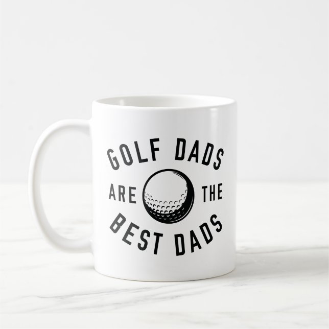 Golf Dads Are The Best Dads Coffee Mug (Left)