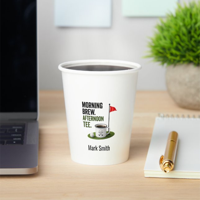 Golf daily coffee  paper cups (Insitu)