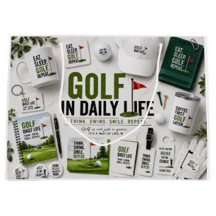 Golf Daily Life Collection  Large Gift Bag