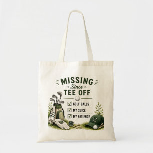 Golf Daily Life Funny Checklist Collection Grocery Tote Bag