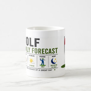 Golf daily life golfer coffee mug