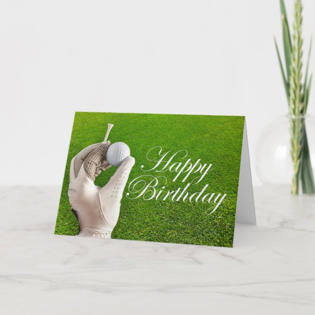 Golf Day Card (Front)