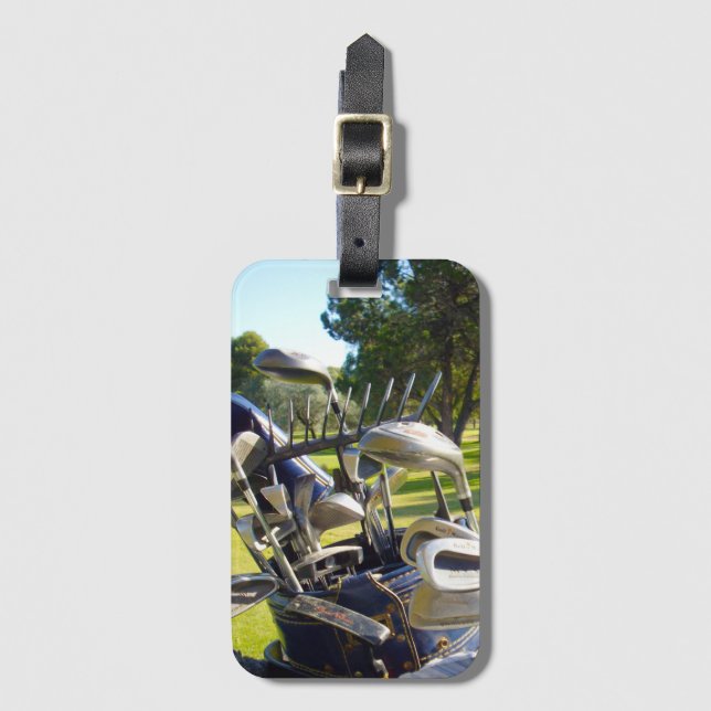 Golf Day Out Wahoo, Luggage Tag (Front Vertical)