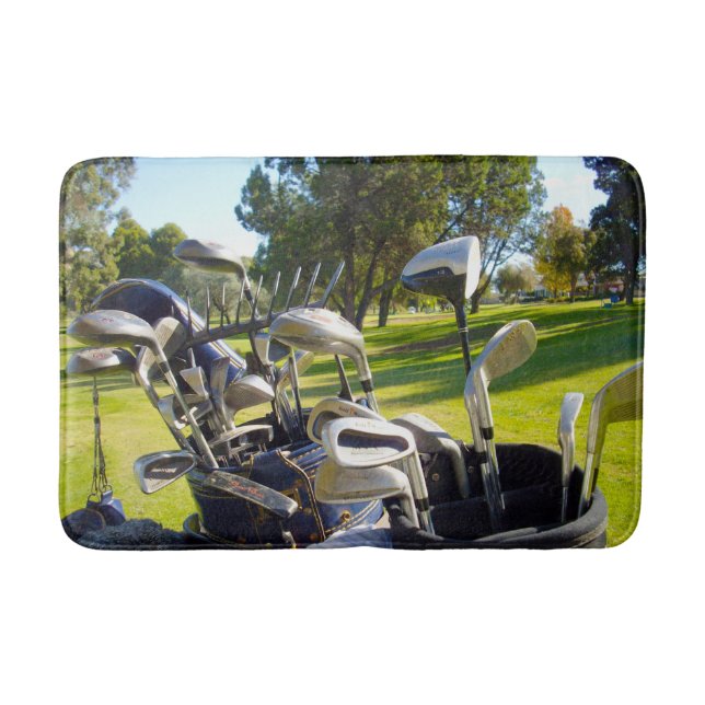 Golf Day Outing, Bath Mat (Front)