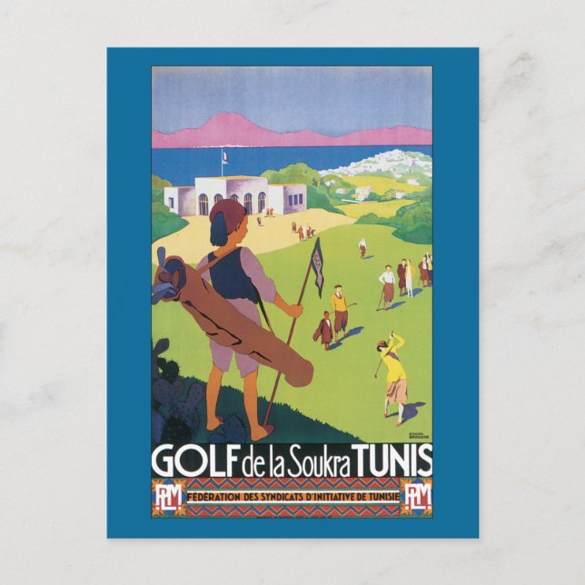 Golf de la Soukra Tunis Postcard (Front)