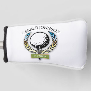 Golf Design Monogram Golfer Template Golf Head Cover