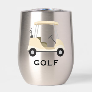 Golf Design Thermal Wine Tumbler