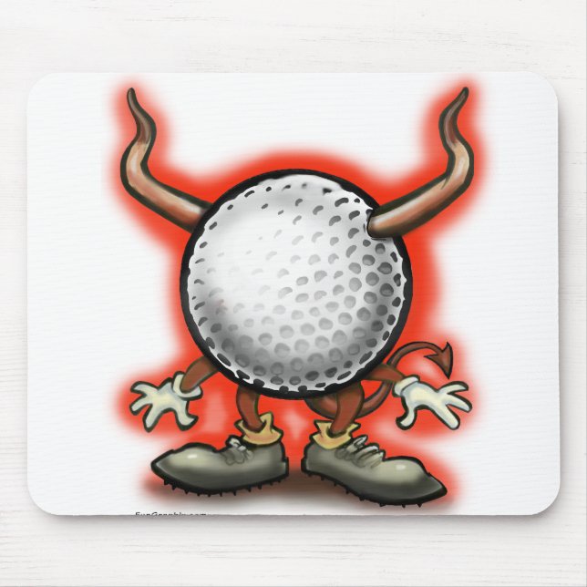 Golf Devil Mouse Mat (Front)