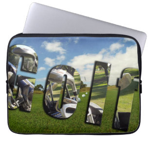 Golf, Dimensional Logo 13 inch Laptop Sleeve
