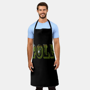 Golf Dimensional Picture Name, Full Print Apron