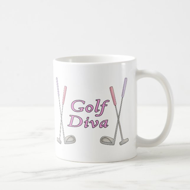 Golf Diva Coffee Mug (Right)