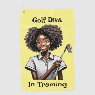 Golf Diva In Training - Women's Golf Towel
