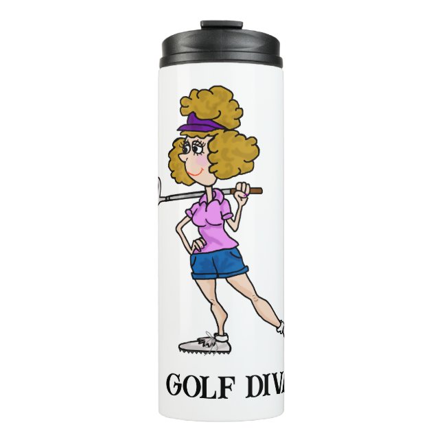 Golf Diva Thermal Tumbler (Front)