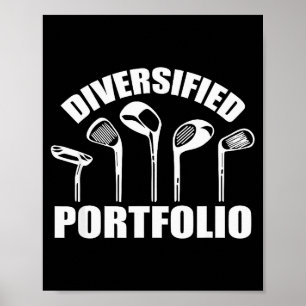 Golf Diversified Rtfolio Funny Business Entreprene Poster
