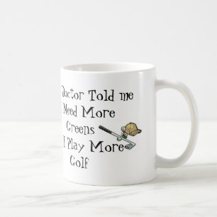 Golf Doctor Prescription Coffee Mug