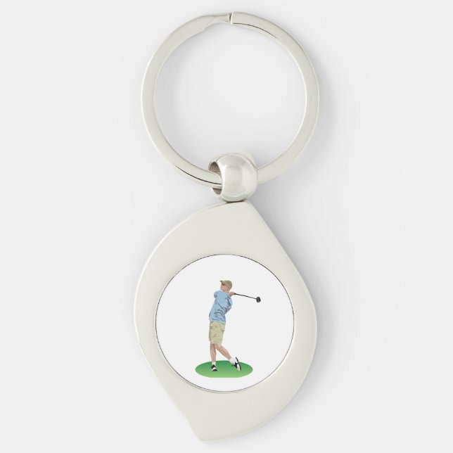 Golf Drive Key Ring (Front)