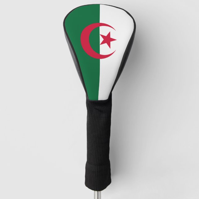 Golf Driver Cover with Flag of Algeria (Front)