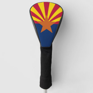 Golf Driver Cover with Flag of Arizona, USA