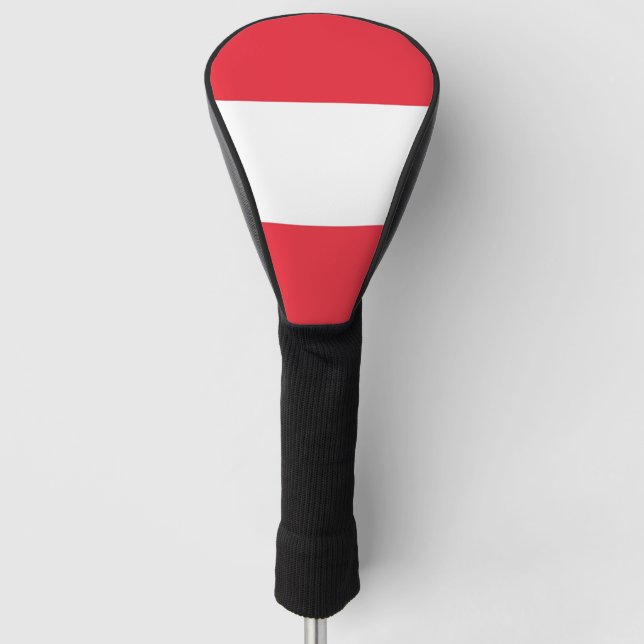 Golf Driver Cover with Flag of Austria (Front)