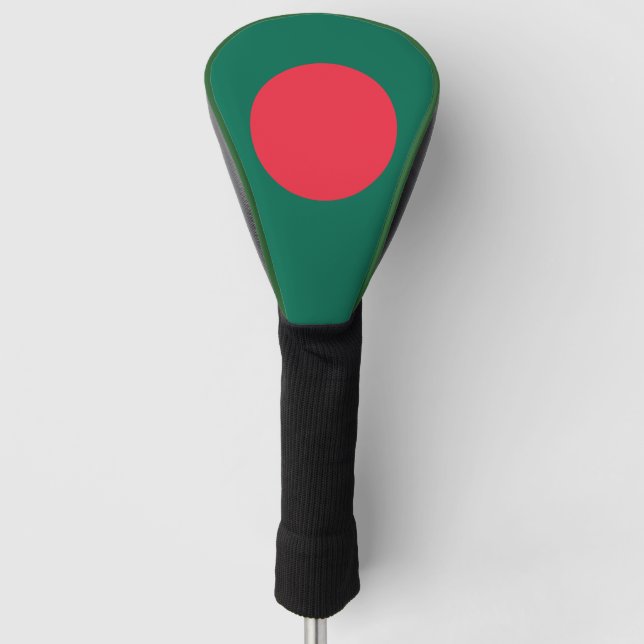 Golf Driver Cover with Flag of Bangladesh (Front)