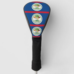 Golf Driver Cover with Flag of Belise