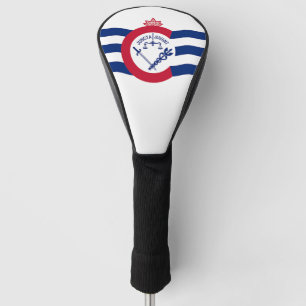 Golf Driver Cover with Flag of Cincinnati, USA