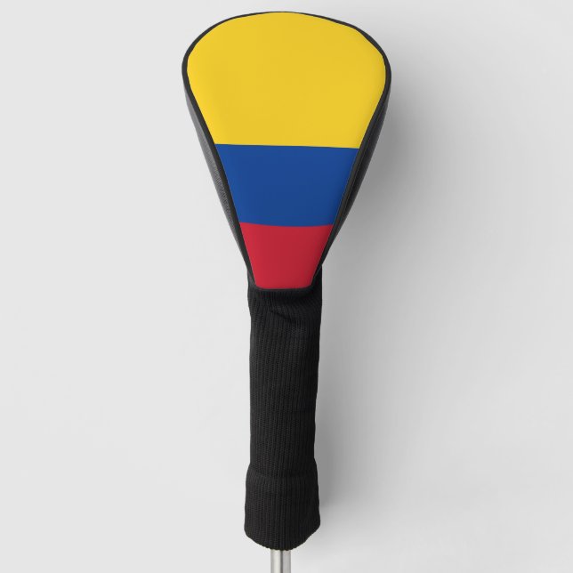 Golf Driver Cover with Flag of Colombia (Front)