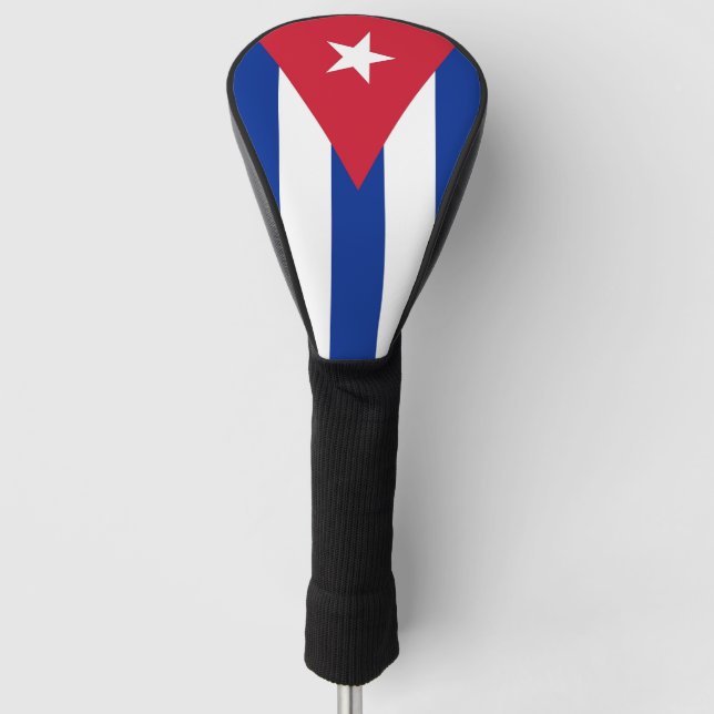 Golf Driver Cover with Flag of Cuba (Front)
