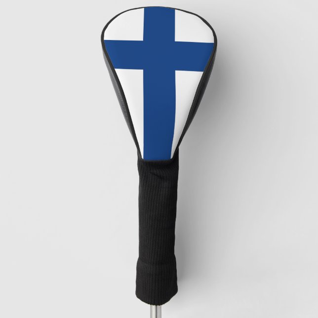 Golf Driver Cover with Flag of Finland (Front)