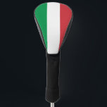 Golf Driver Cover with Flag of Italy<br><div class="desc">Elevate your golf game with our premium driver headcover featuring the flag of Italy! Meticulously designed for golf enthusiasts, this driver headcover combines functionality with a celebration of Italian pride. The vibrant design prominently displays the iconic Italian flag, making it a stylish accessory that showcases your love for Italy while...</div>