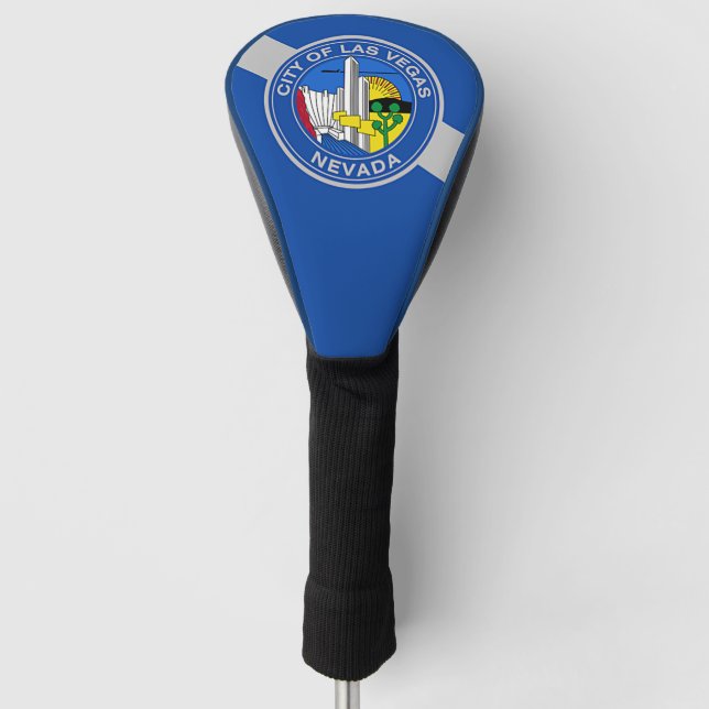 Golf Driver Cover with Flag of Las Vegas, USA (Front)
