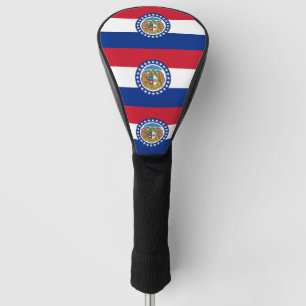 Golf Driver Cover with Flag of Missouri, USA