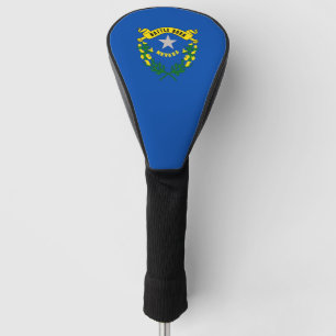 Golf Driver Cover with Flag of Nevada, USA