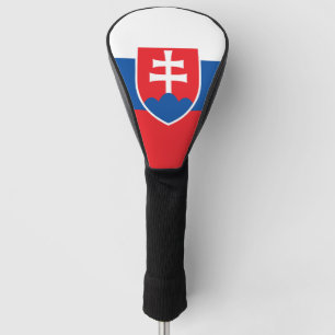 Golf Driver Cover with Flag of Slovakia