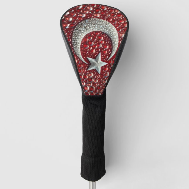 Golf Driver Cover with Turkish Colours (Front)