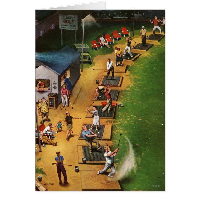 Golf Driving Range by John Falter (Front)