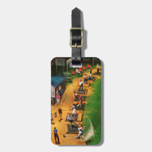 Golf Driving Range by John Falter Luggage Tag