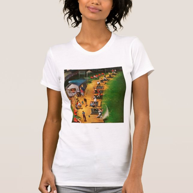 Golf Driving Range by John Falter T-Shirt (Front)