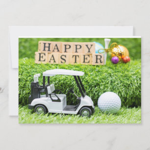 Golf Easter card for golfer