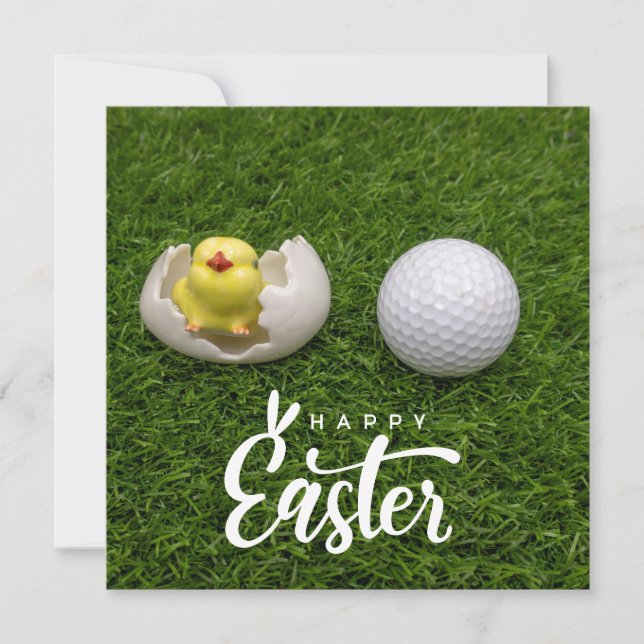 Golf Easter for Golfer   Holiday Card (Front)