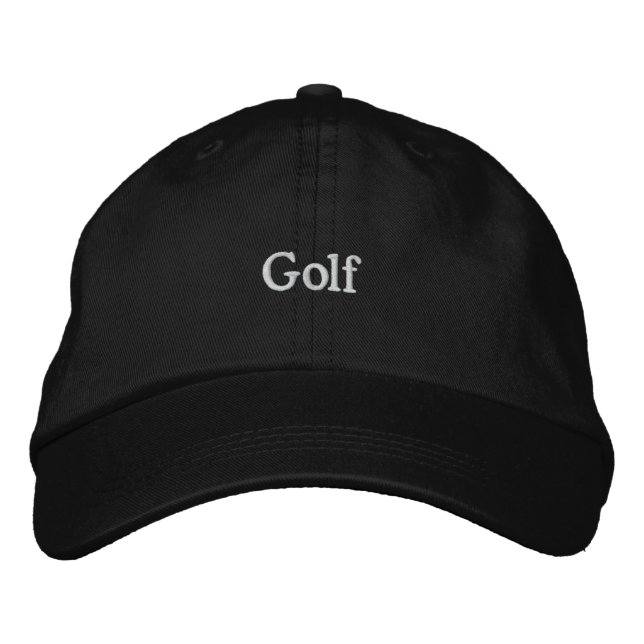 Golf Embroidered Hat (Front)