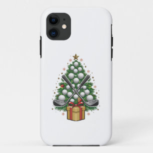 Golf Equipment Christmas Tree Christmas Golf iPhone 11 Case