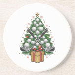 Golf Equipment Christmas Tree Christmas Golf Coaster<br><div class="desc">Golf Equipment Christmas Tree Christmas Golf</div>