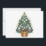 Golf Equipment Christmas Tree Christmas Golf Holiday Card<br><div class="desc">Golf Equipment Christmas Tree Christmas Golf</div>